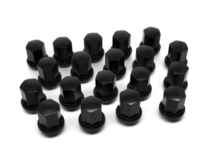 Wheel Nuts PACK OF 20 Black. Porsche 911 1965-89 / 964 / 993 / 944 / 968 / 928 / 924 - 99918200336, 999.182.003.36, 999-182-003-36